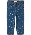 Name It Jeans - Noos - Mom - NmfBella - Denim Blue/Hearts