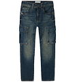 Name It Jeans - Noos - Cargo - NkmSilas - Vintage Dark Denim Blu