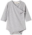 MarMar Bodysuit l/s - Belita - Noos - Light Grey Melange