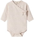 MarMar Bodysuit l/s - Belita - Noos - Light Beige Flour.
