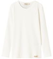 MarMar Bluse - Rib - Plain - Noos - Gentle White