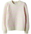 Name It Bluse - Strik - NkfDitte - Buttercream/Pirouette