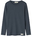 MarMar Bluse - Rib - Plain - Noos - Blue