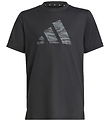 adidas Performance T-shirt - J TR-ES CAM TE - Sort