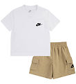Nike Shortssæt - T-shirt/Shorts - Parachute Beige