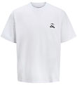 Jack & Jones T-shirt - JcoRetreat Typographic - Bright White