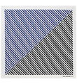 Mads Nørgaard Tørklæde - Bluing/Jet Black Stribet