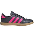 adidas Performance Sko - BREAKNET SLEEK J - Navy/Pink
