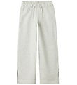 Name It Sweatpants - NmfKassie Wide - Light Grey Melange