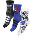 adidas Performance Strømper - 3-pak - Doodle - Royblu/White/Blac