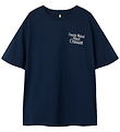 Name It T-shirt - NkmDuster - Ombre Blue/Croissant