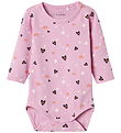 Name It Body l/æ - NbfVandora - Pastel Lavender/Hearts