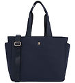 Tommy Hilfiger Pusletaske - TH Seasonal Changing - Space Blue