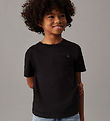 Calvin Klein  T-shirt - Mono Mini Badge - Ck Black