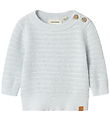 Lil' Atelier Bluse - Strik - NbnFrejo - Ancient Water
