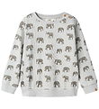 Lil' Atelier Sweatshirt - NmmDias - Vapor Blue/Elephant