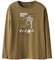 Name It Bluse - Loose - NkmVagno - Dull Gold/Street