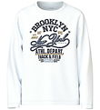 Name It Bluse - Loose - NkmVagno - Bright White/Track Field