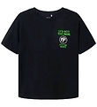 Name It T-shirt - NkmJef - Fast & Fruious - Black