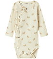 Lil Atelier Body l/æ - Slim - Nbnlavo - Turtledove/Rabbit