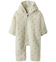 Lil Atelier Fleccedragt - Loose - NbnNalo - Turtledove/Moon Emb