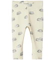 Lil Atelier Leggings - NbnLayo - Noos - Turtledove/BLUE CLOUD