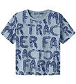 Name It T-shirt - NmmLeander - Dusty Blue