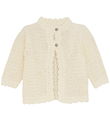 Minymo Cardigan - Strik - Marshmellow White