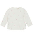 Minymo Sweatshirt - AOP - Marshmellow White