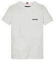 Tommy Hilfiger T-shirt - EMB - Hvid