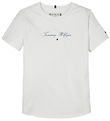 Tommy Hilfiger T-shirt - Script Slim - Hvid