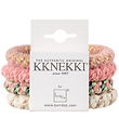 Kknekki Hårelastikker - 4-pak - Pink/Hvid/Grøn/Blå