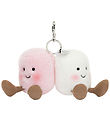 Jellycat Nøglering - Amuseable Pair of Marshmallows