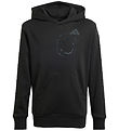 adidas Performance Hættetrøje - J SMI - Sort/Hvid