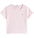 Tommy Hilfiger T-shirt - Rib - Light Pink