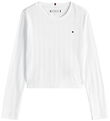 Tommy Hilfiger Bluse - Pointelle - White