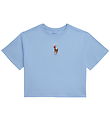Polo Ralph Lauren T-shirt - Cropped - Lyseblå