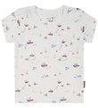 Hust and Claire T-shirt - August - Ivory