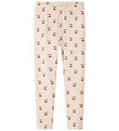 Lil' Aterlier Leggings - Rib - NmfFlavo - Silver Peony/Cherry