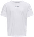 Kids Only T-shirt - kogCarrie - Bright White/Cherry