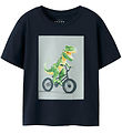 Name It T-shirt - NmmVoto - Navy Blazer/Dino Bike