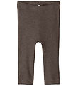 Name It Leggings - Noos - Rib - NbnKab - Delicioso Melange
