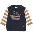Hust and Claire Bluse - Strik - Pilou Boat - Blues