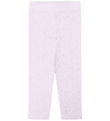 Hust and Claire Leggings - Lisa Pointelle Flower - Lavender