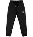 Calvin Klein Sweatpants - Monogram Logo - Ck Black