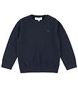 Emporio Armani Bluse - Bomuld/Uld - Navy