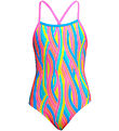 Funkita Badedragt - Strapped In One - UV50+ - Swirly Straws