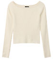 LMTD Bluse - Strik - NlfLarin - Antique White