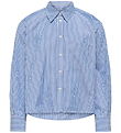 Kids Only Skjorte - KogEma - Bright White/Mazarine Blue