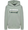 Hummel Hættetrøje - HmlTukas - Iceberg Green